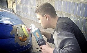 полировка фар