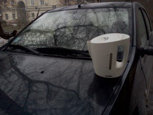 замерз омыватель